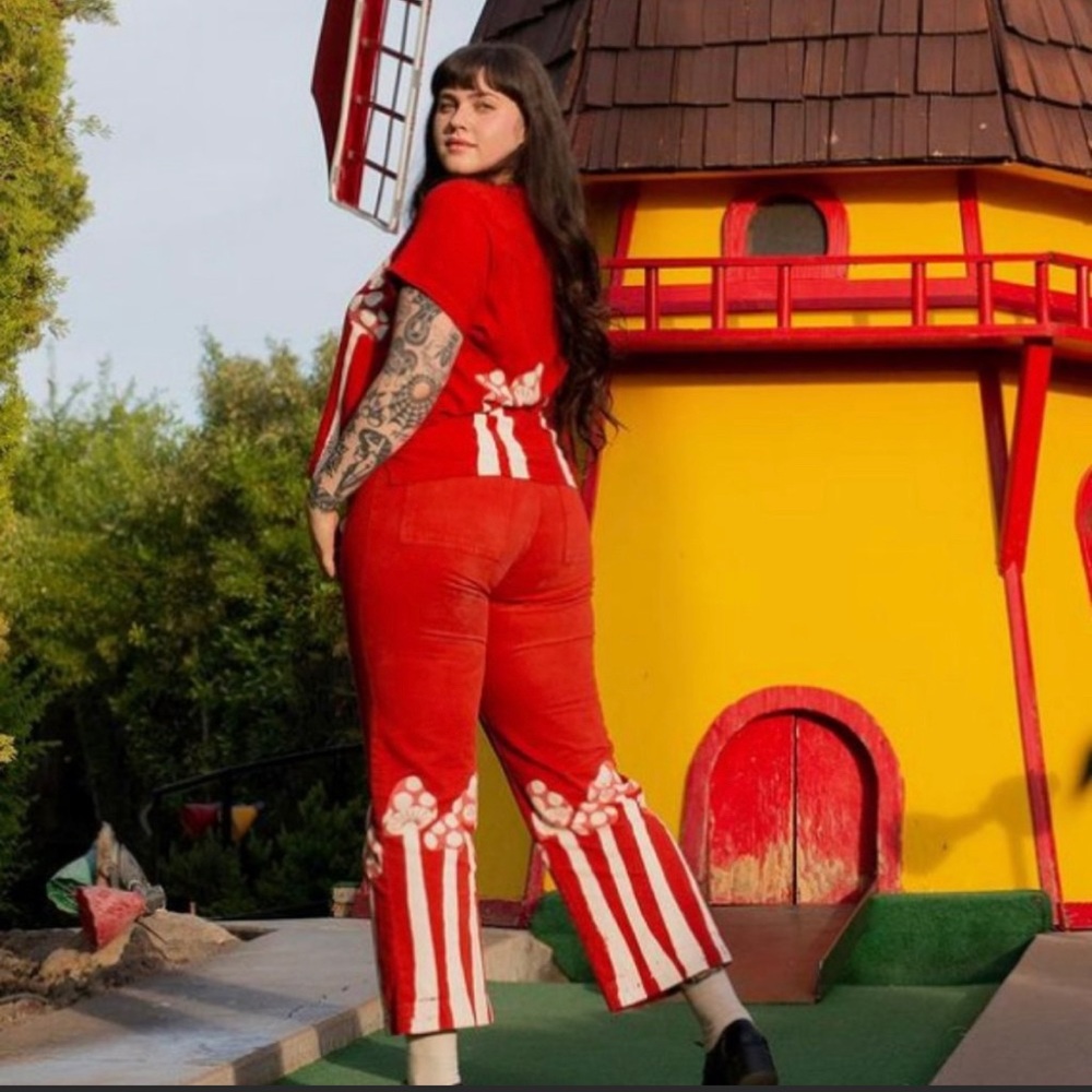 RARE Big Bud Press Western mushroom pants! MOVING SALE NWOT